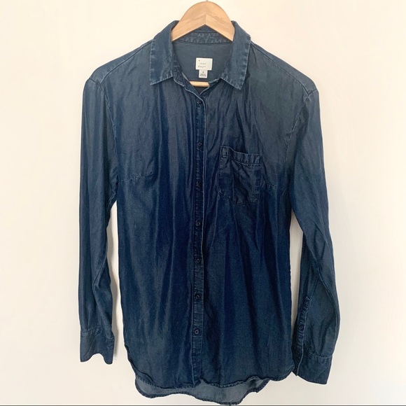 Denim long sleeve button up shirt - Picture 2 of 7